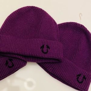 BNWT TRUE RELIGIOUS WOOL HAT PURPLE